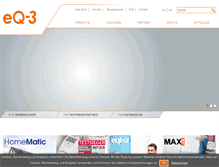 Tablet Screenshot of eq-3.de
